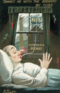 Verbinde mich mit der Brauerei per Rohrpost